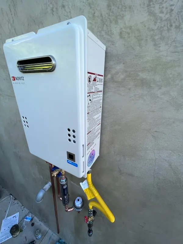 Tankless water heater installation for Wassergass homes